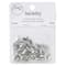 12 Packs: 56 ct. (672 total) 10mm Rhodium Crimps with Loop by Bead Landing™